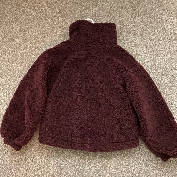 Lululemon Cinchable Fleece Zip Up - Picture 4 of 5